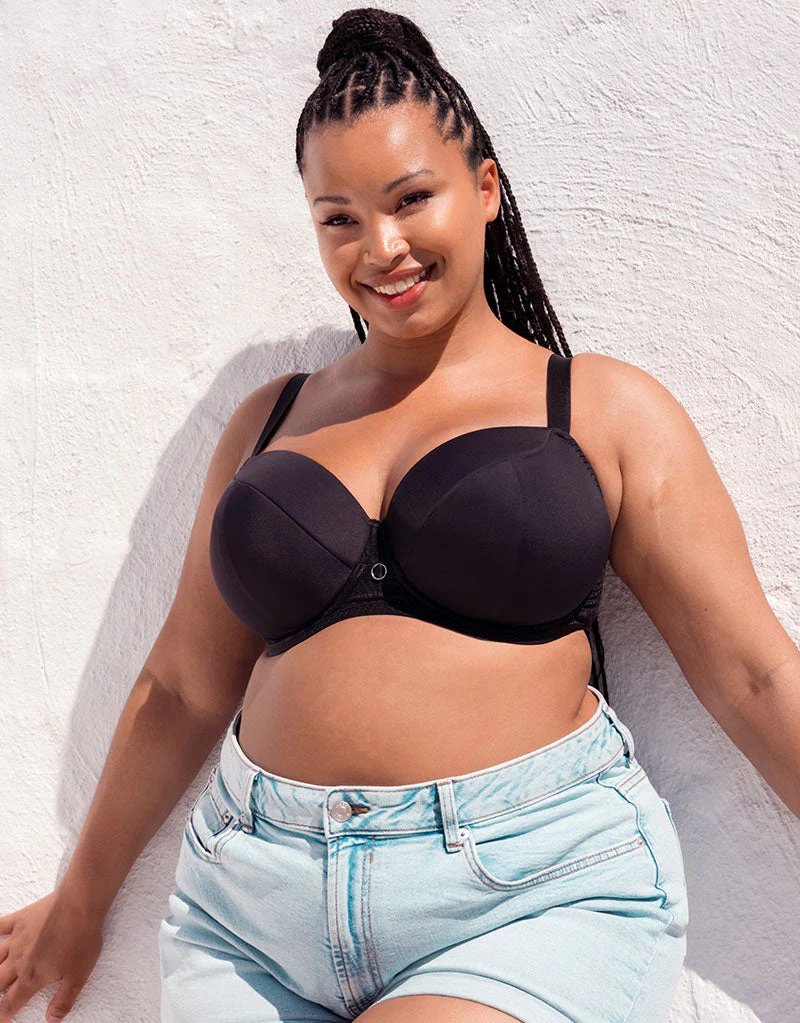 Curvy Kate Daze Padded T-Shirt Balcony Bra Black - Image 2