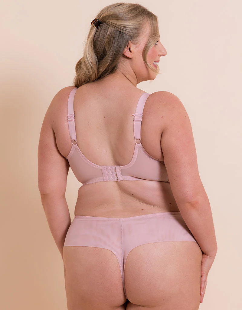 Curvy Kate Flare Full Cup Plunge Side Support Bra Rose Sparkle - Image 7