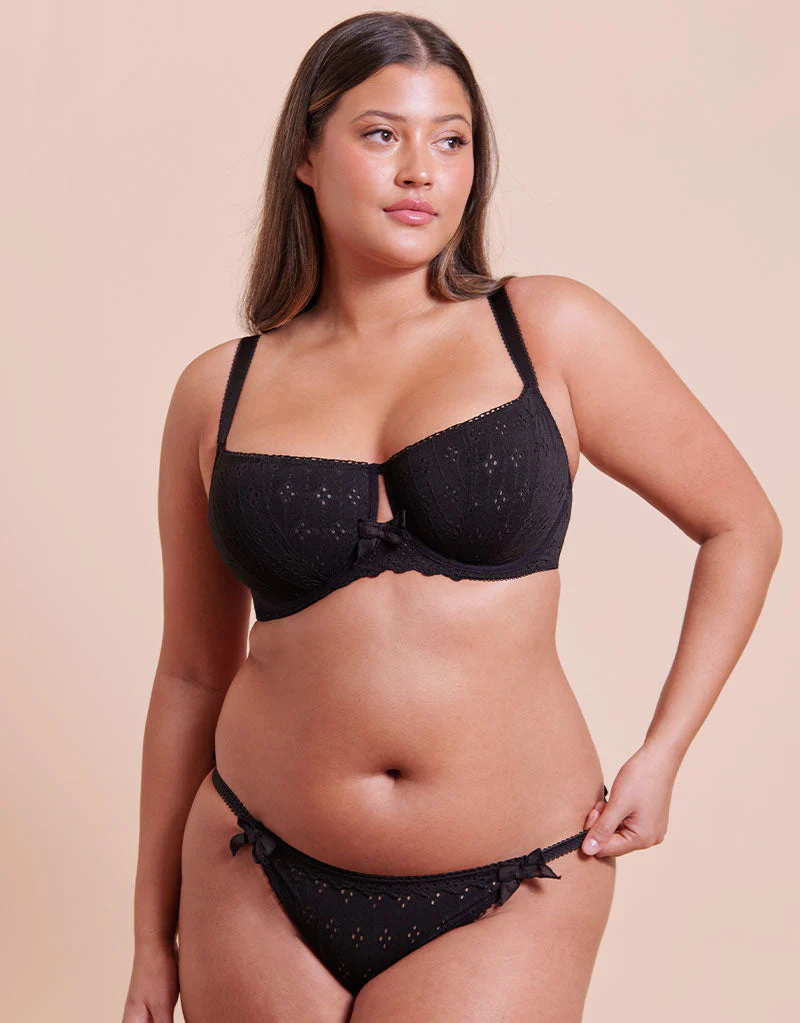 Curvy Kate Flora Balcony Bra Black - Image 2
