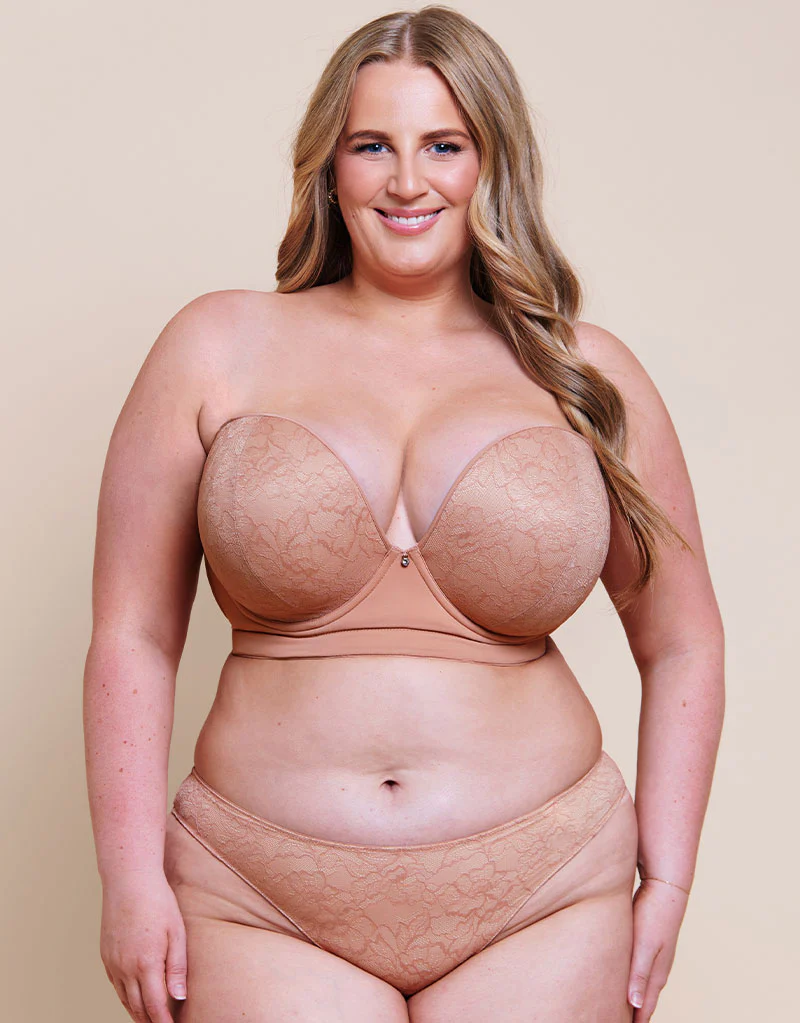 Curvy Kate Hey Girls Thong Latte - Image 3