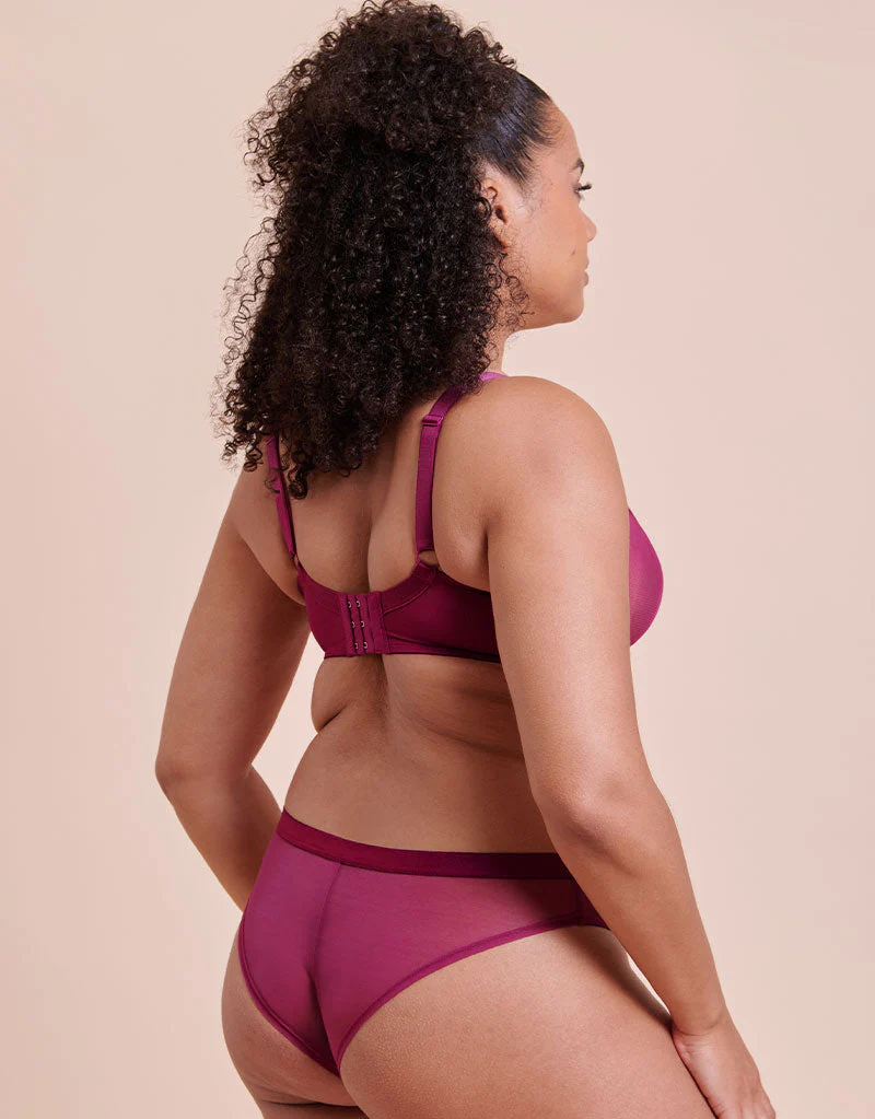 Curvy Kate Lightstyle Plunge Bra Berry Purple - Image 6