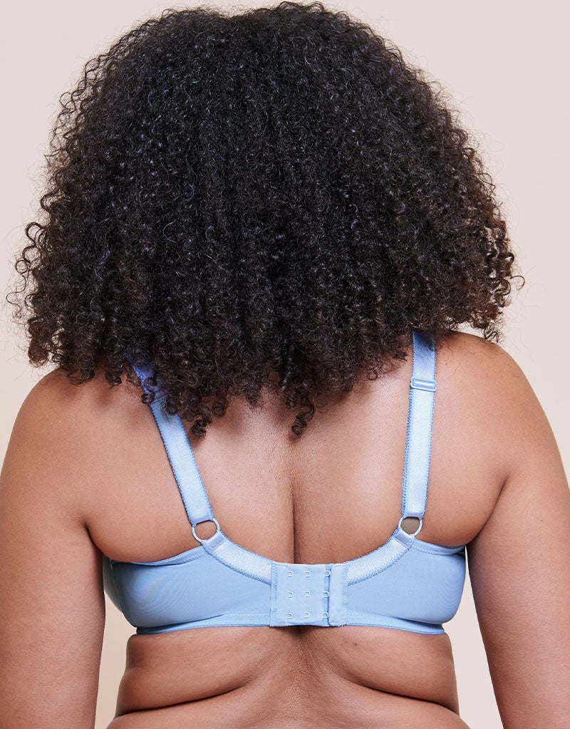 Curvy Kate Lightstyle Scallop Plunge Bra Light Blue/Silver - Image 5