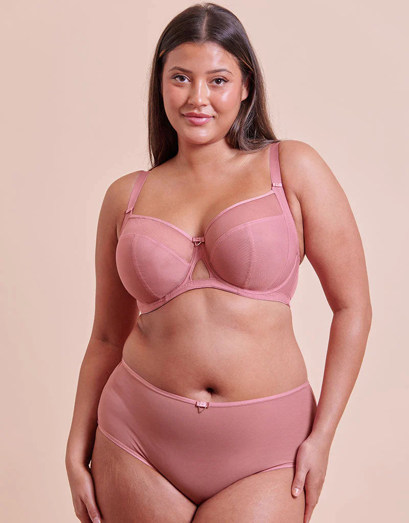 Curvy Kate Victory Side Support Balcony Bra Rose Pink - Image 2