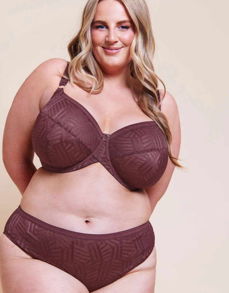 Curvy Kate WonderFull Vibe Full Cup Side Support Bra Auburn - Image 2