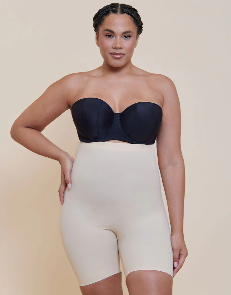 Magic Maxi Sexy Bermuda High Waist Firm Control Short Latte Beige - Image 3
