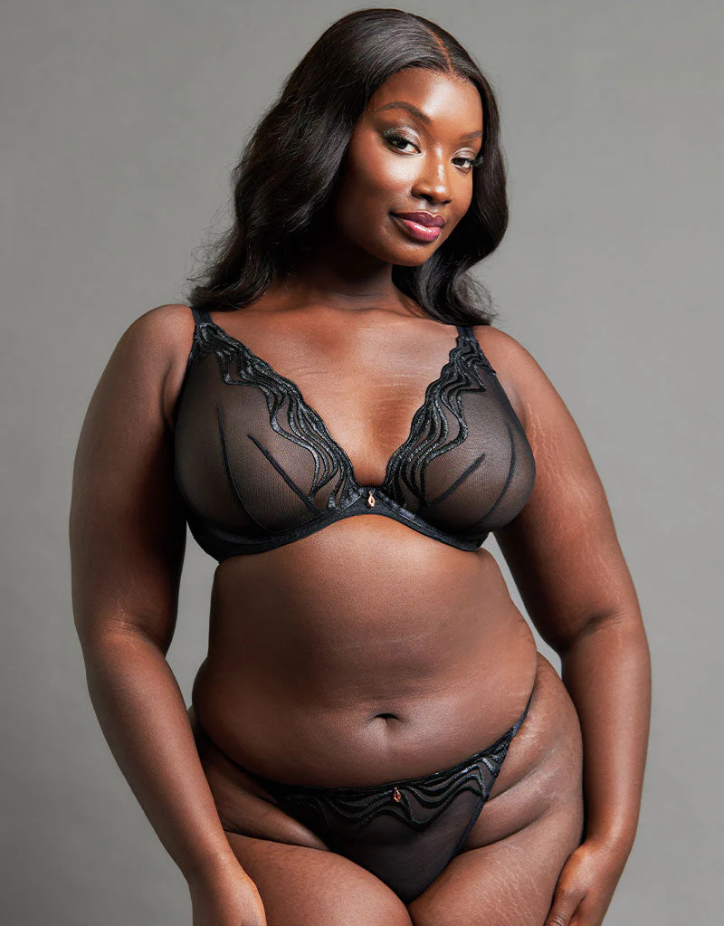 Scantilly Intoxicated Tanga Brief Black - Image 3